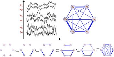 Statistical inference for dependence networks in topological data analysis